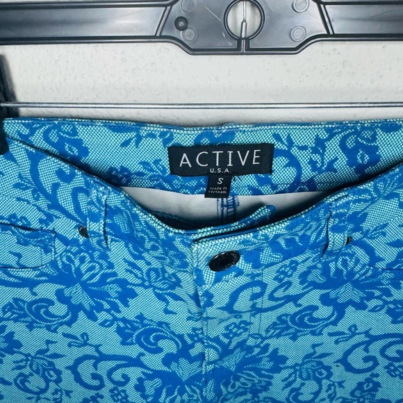 Blue printed jeggings - Picture 5 of 6